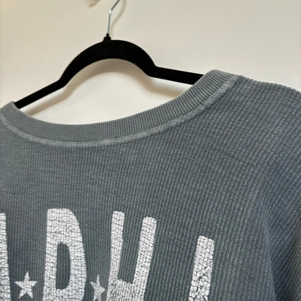 Alpha Phi Ribbed Crewneck Sz Large - Picture 3 of 4